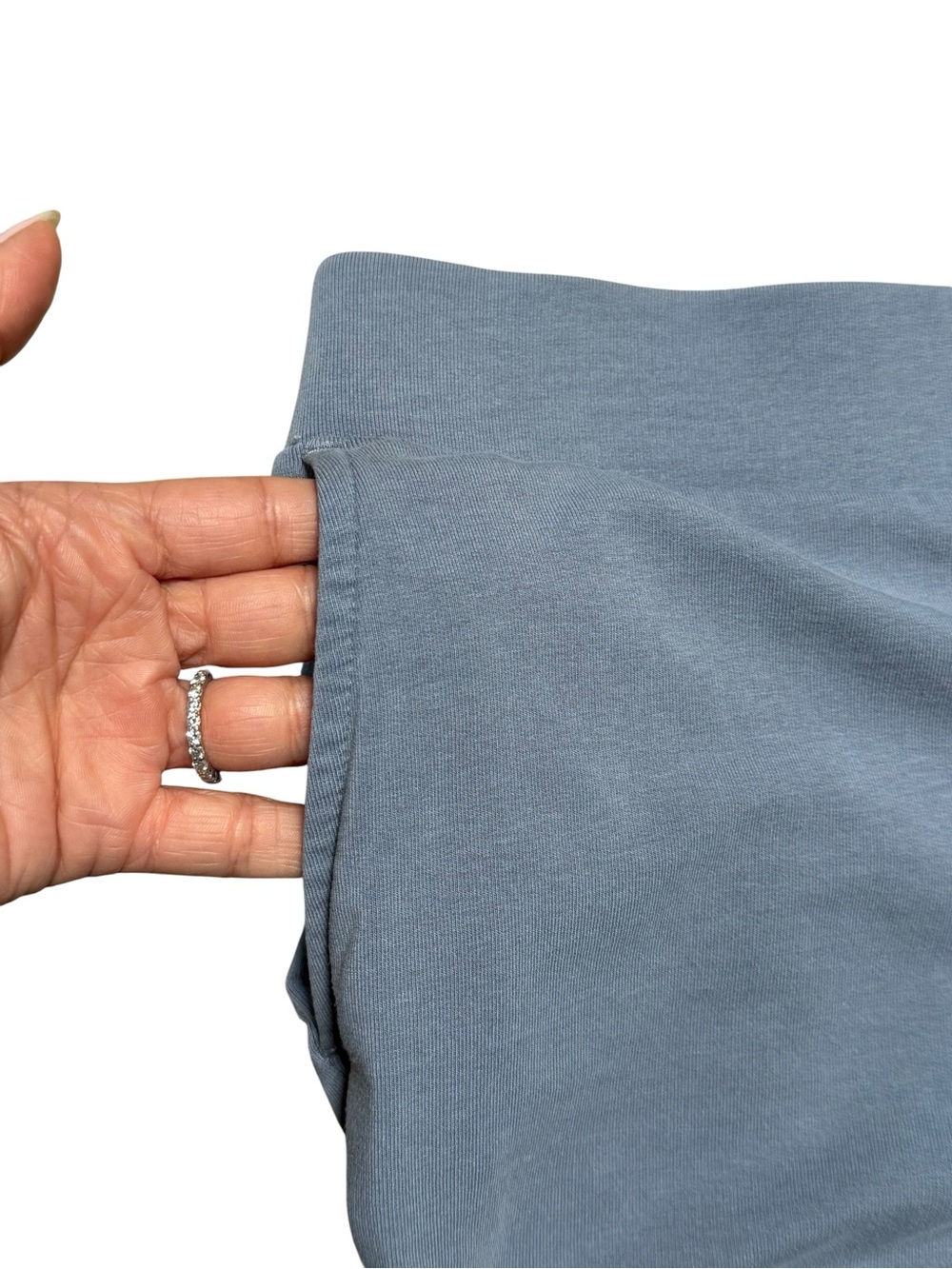 J.Jill Pure Jill Slim-Leg Cropped Pants | Dusty Blue | Size Medium - Picture 3 of 6